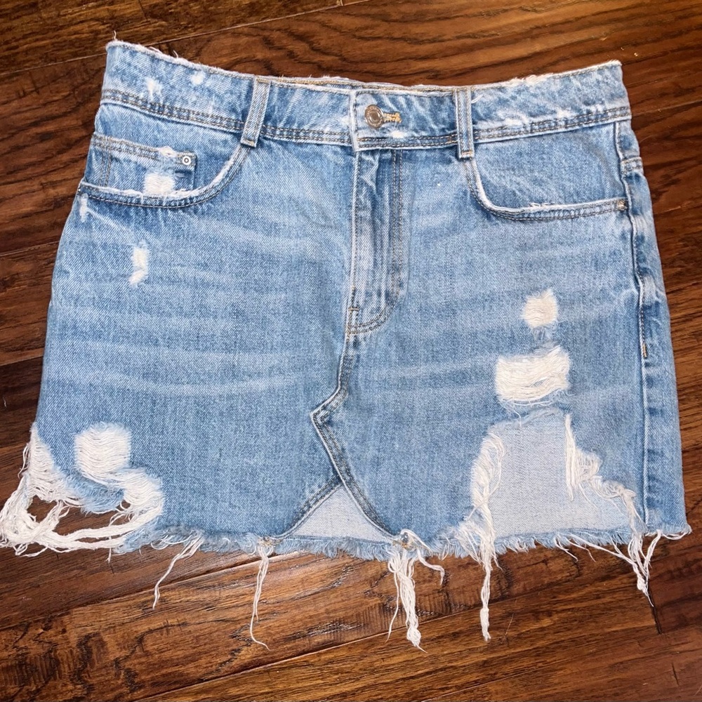 Zara denim skirt